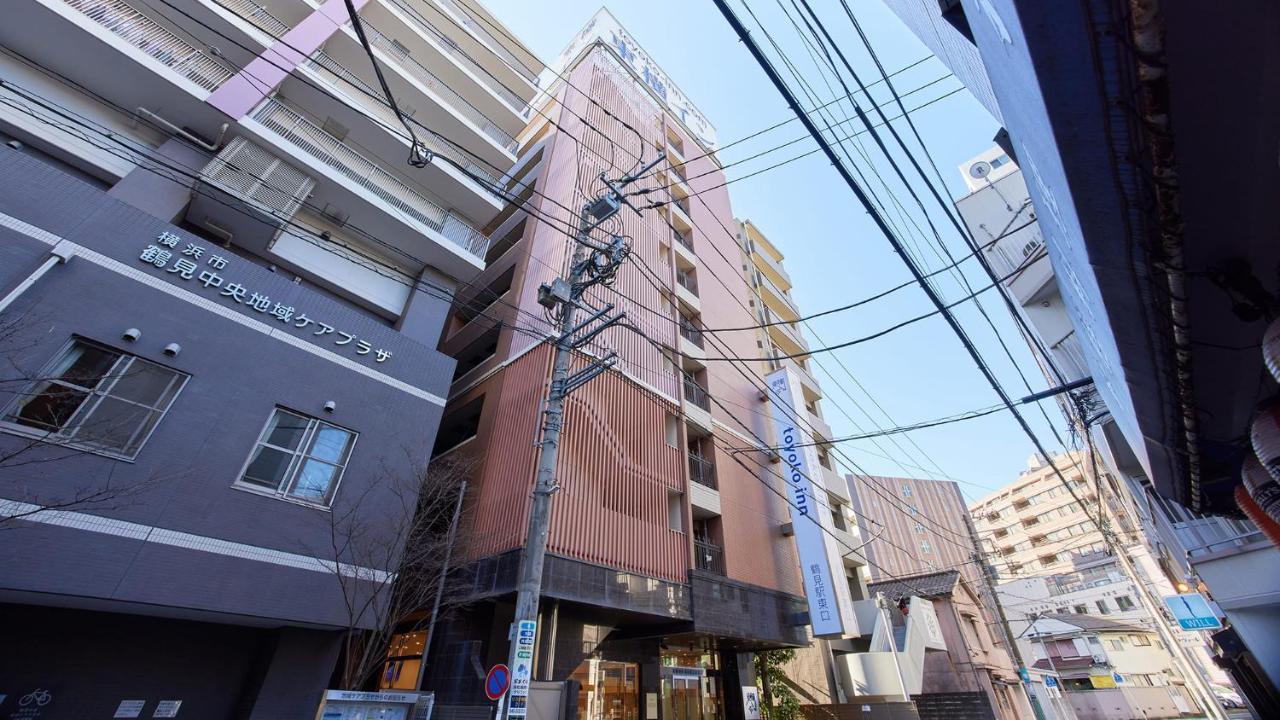 Toyoko Inn Yokohama Tsurumi Eki Higashi Guchi Buitenkant foto